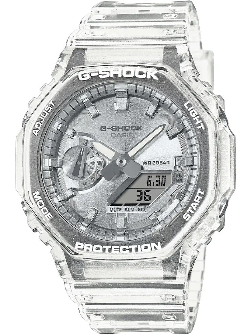 Montre-Casio-G-Shock-GA-2100BM-7A8DR-Homme-Resistance-aux-chocs-Etanche-200m-Chronometre-Heure-mondiale-ResineCarbone-Transparent-argente-GA-2100BM-7A8DR