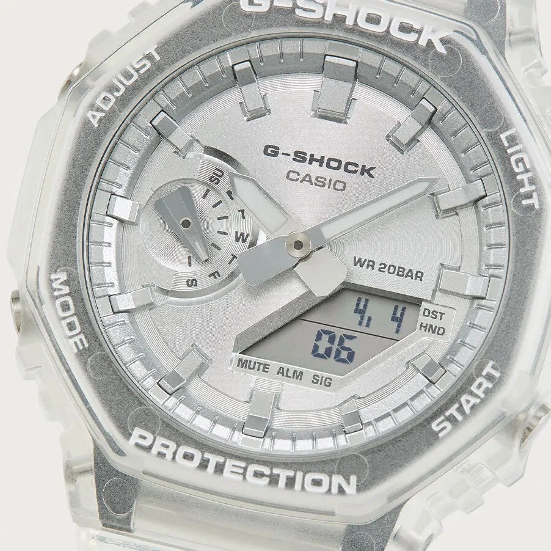 Montre-Casio-G-Shock-GA-2100BM-7A8DR-Homme-Resistance-aux-chocs-Etanche-200m-Chronometre-Heure-mondiale-ResineCarbone-Transparent-argente-GA-2100BM-7A8DR