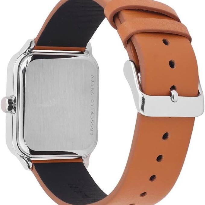 Montre CASIO Homme Acier Inoxydable Quartz, Cadran Noir Carré, Bracelet Marron, Dateur, Étanche 50m - MTP-M305L-1AVDF