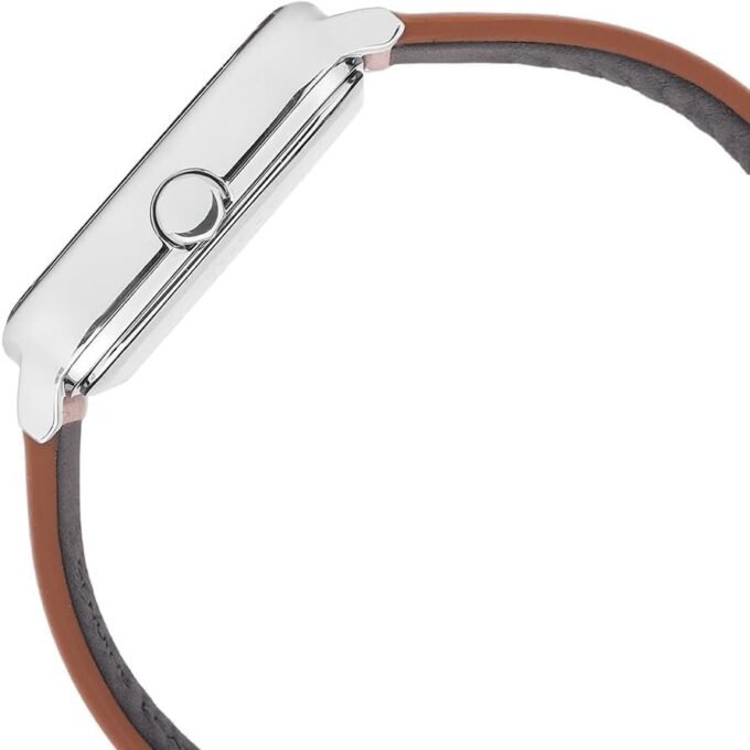 Montre CASIO Homme Acier Inoxydable Quartz, Cadran Noir Carré, Bracelet Marron, Dateur, Étanche 50m - MTP-M305L-1AVDF