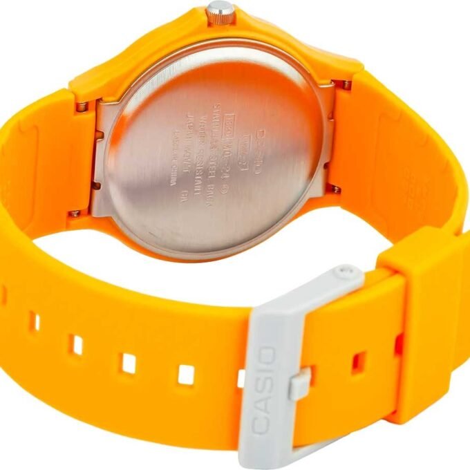 Montre analogique homme Casio MQ-24B-9BDF – Résine biosourcée, Étanche, Précision ±20s/mois, Bracelet 145-205mm, Verre résine, 3 ans batterie – Noir