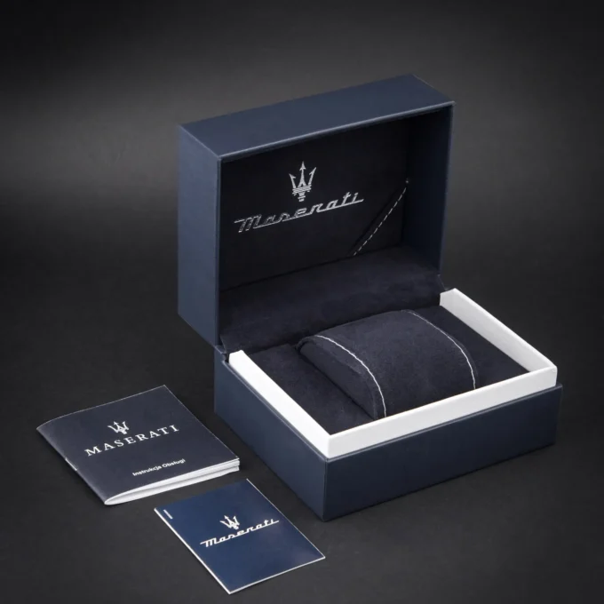 MASERATI Montre Homme Maserati Compétition - R8873600007 - Bracelet en Acier Inoxydable - Affichage analogique - Résistant à l'eau