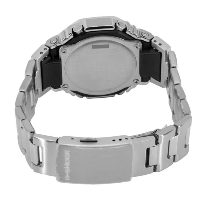 Montre G-SHOCK GM-2110D-3ADR - Unisexe - 20 ATM, Chronomètre 1/100s, 31 Fuseaux Horaires, Alarmes - Résine/Acier Inox - Argent - GM-2110D-3ADR