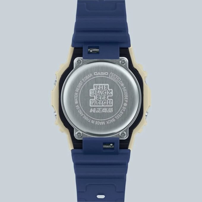 Montre Classique Homme - Casio G-Shock DW-5610BEP-2DR - Résistante aux chocs, Étanche 200m, Bracelet Résine, Bleu - Boutique Aïwatch