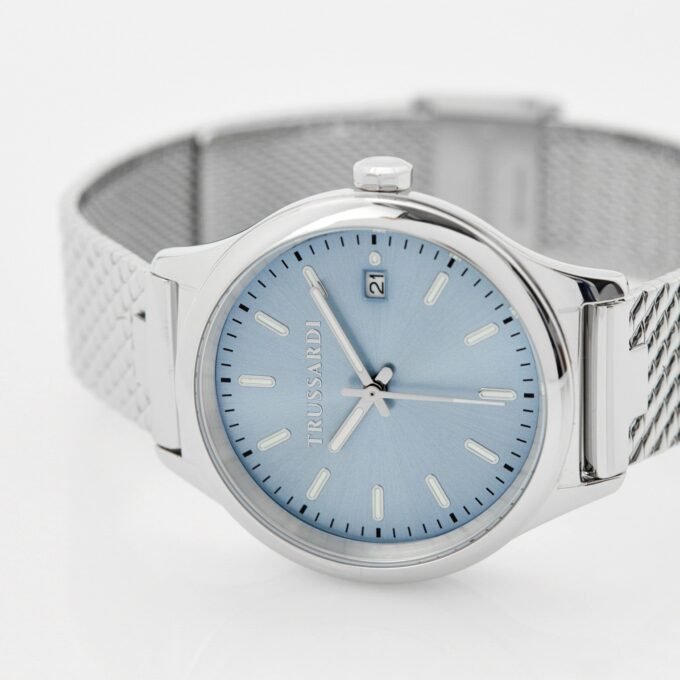 Montre Femme Trussardi City Life – Analogique, Date et Heure, Bracelet Acier – Montres – Argenté – R2453170507
