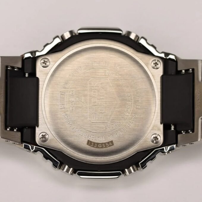 Montre G-SHOCK GM-2110D-2BDR - Unisexe - Heure Mondiale, Chronomètre 1/100s, 20 ATM, 3 Ans Batterie - Résine/Acier Inox - Noir - GM-2110D-2BDR