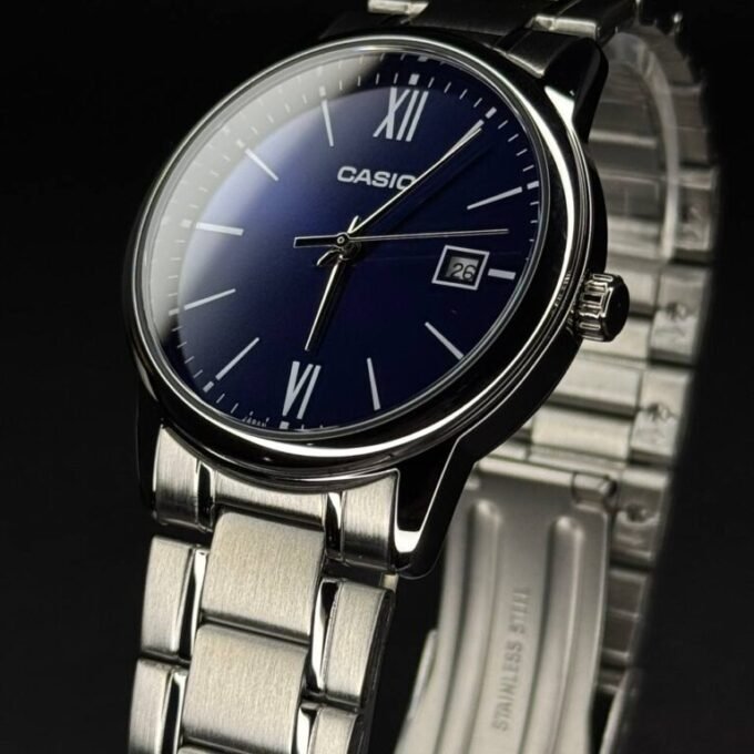 Montre Homme Casio MTP-V002D-2B3UDF - Bracelet en acier inoxydable - Argent