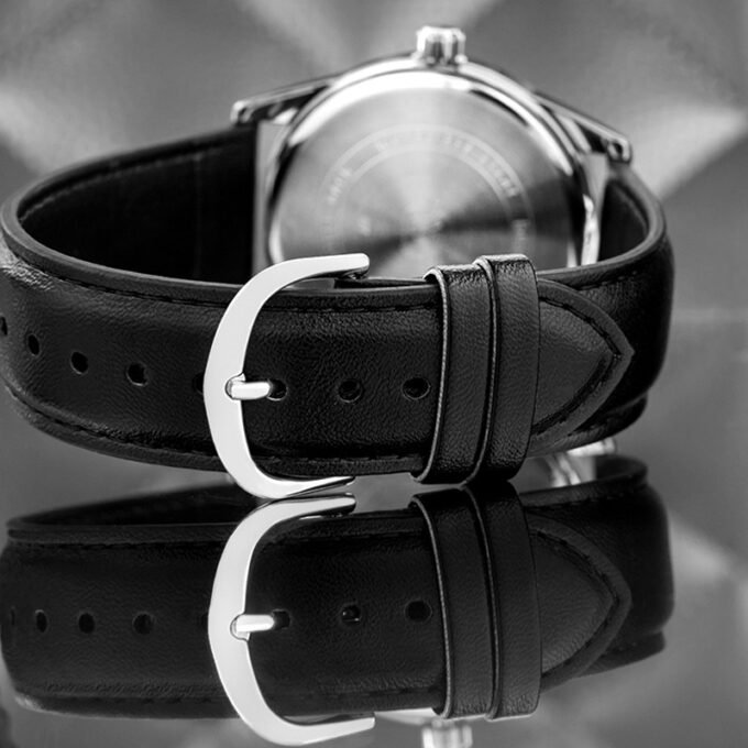Montre Homme Casio - MTP-VD03L-1AUDF - Bracelet en Cuir noir - Affichage analogique - Résistant à l'eau