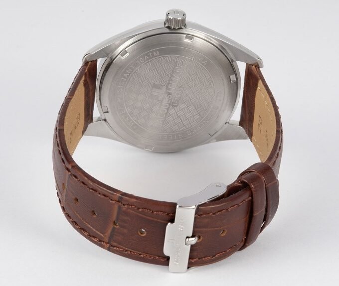 Montre Classique Jacques Lemans - Design Raffiné avec Verre Minéral et Boucle Ardillon - Cadran Vert - 1-1859D
