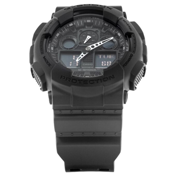Montre Homme Casio G-Shock -GA-100-1A1DR - Montre Analogique-Numérique - Résistant à l'eau