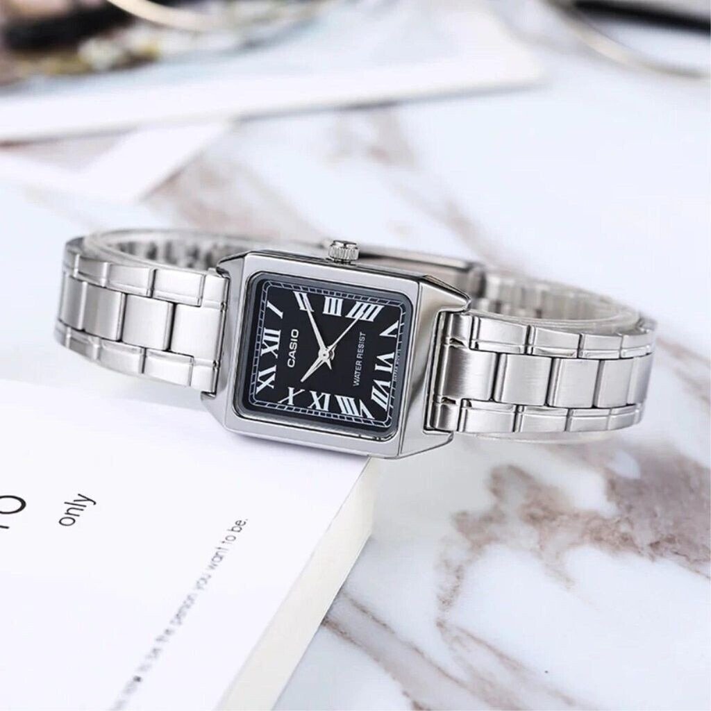 Casio-Montre-Femme-LTP-V007D-1EUDF-Bracelet-en-Acier-Inoxydable-ArgentNoir-LTP-V007D-1EUDF