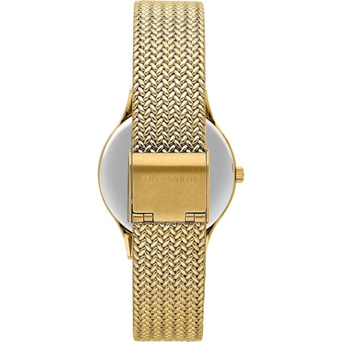 Montre Quartz Femme - Acier, Étanche 5 ATM, Affichage Analogique, Bracelet Acier, Cadran Orange - Réf. R2453152516