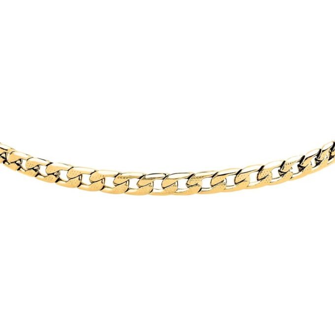 Bracelet Sector - Homme, Femme - Minimaliste, Quotidien, Chaîne - Acier - Doré - SZS154
