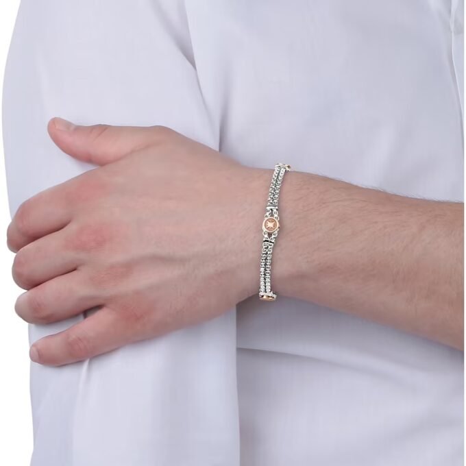 Bracelet Sector Bandy SADQ35 - Design Raffiné en Acier Inoxydable pour Homme - Garantie 2 Ans-BJxB
