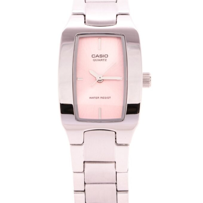 Montre CASIO Femme - LTP-1165A-4CDF - Bracelet Gris En Acier Inoxydable - Résistante à l'eau - 12 Mois De Garantie