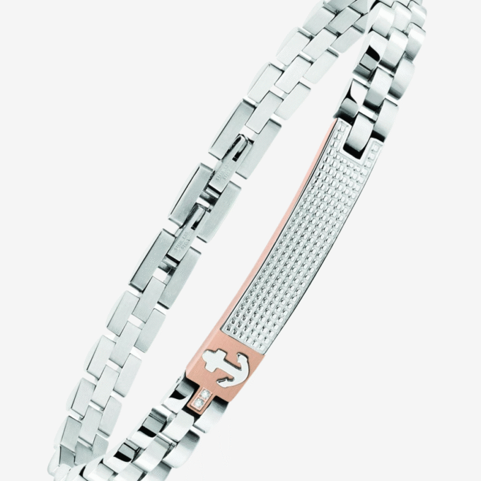 Bracelet Sector SADQ37 en Blanc avec Boucle de Bijoux - Design Moderne et Durable-BJxB