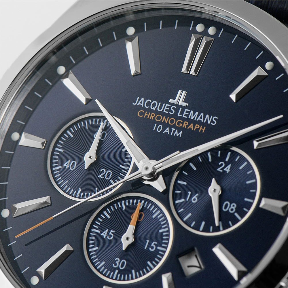 montre-jacques-lemans-chronographe-analogique-pour-hommes-en-acier-inoxydable-avec-bracelet-en-cuir-bleu-et-resistance-a-leau-de-10-atm-verre-saphir-1-1945.1b