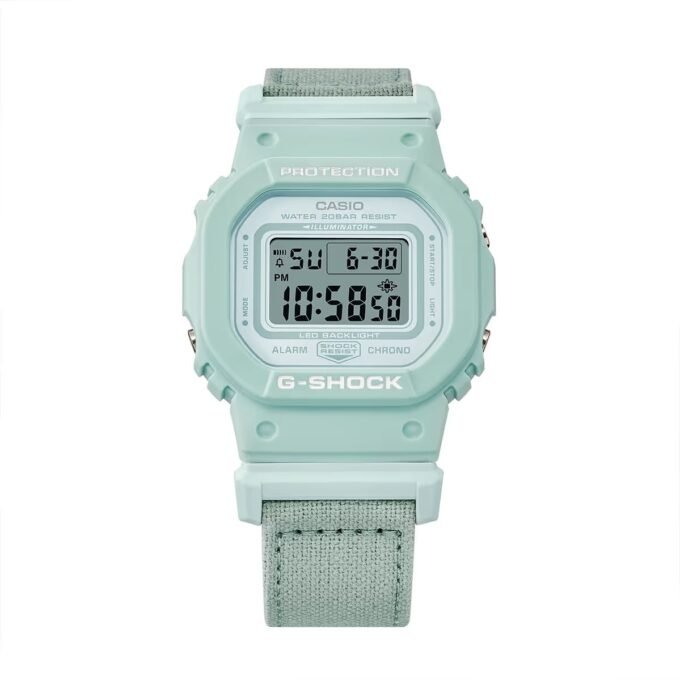 Montre GMD-S5600CT-3DR - Casio G-SHOCK - Homme - Design Classique, Résistante aux Chocs, Étanche, Multifonction - Résine - Vert - Référence GMD-S5600CT-3DR