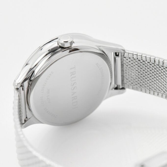 Montre Femme Trussardi City Life – Analogique, Date et Heure, Bracelet Acier – Montres – Argenté – R2453170507