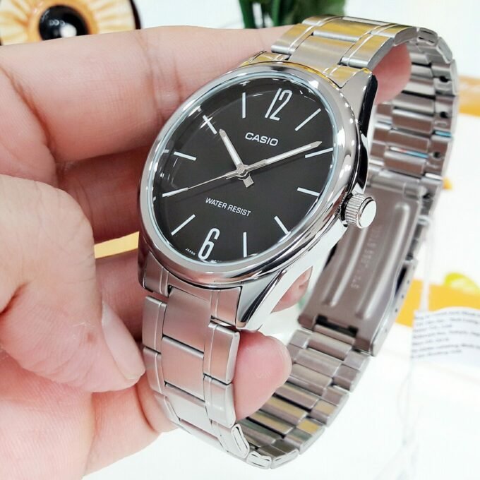 Montre Homme Casio MTP-V005D-1BUDF - Bracelet en Acier Inoxydable - Affichage analogique - Résistant à l'eau