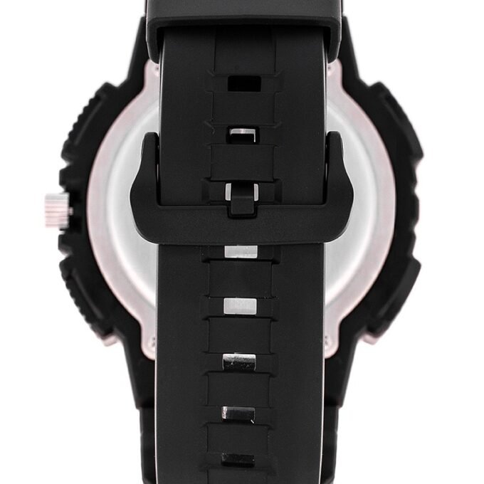 Montre Homme Casio - Chronographe Sport, Chronomètre 1s, Affichage Date, Précision ±20s/mois - Résine Noire et Bleue - MCW-200H-2AVDF