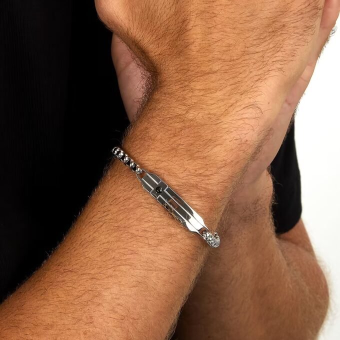 Bracelet Sector SZS125 en Argent - Design Moderne et Durable pour Homme-BJxB