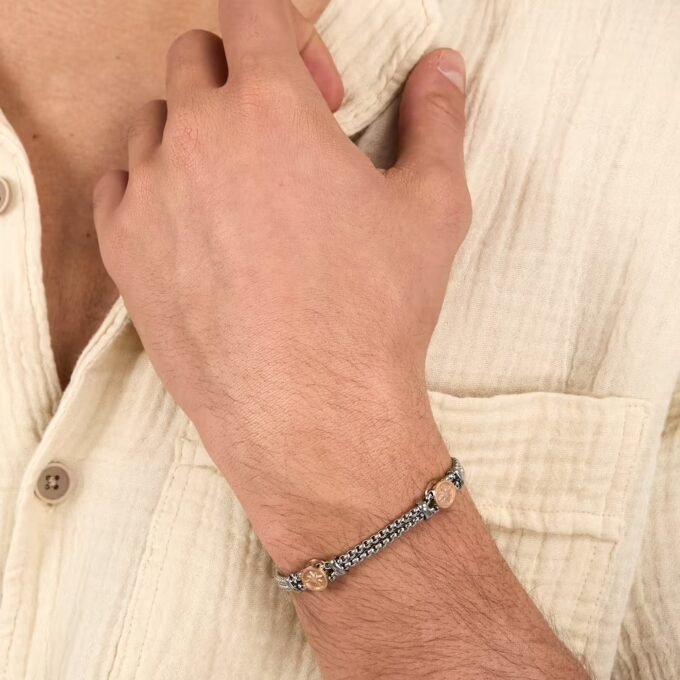 Bracelet Sector Bandy SADQ35 - Design Raffiné en Acier Inoxydable pour Homme - Garantie 2 Ans-BJxB