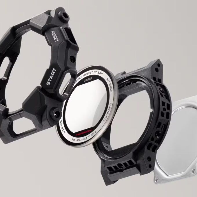 Montre Analogique-Digitale - G-SHOCK - Homme - Résistante aux Chocs, Étanche 200m, Batterie 10 Ans, LED Haute Luminosité - Bio-résine - Noir - Référence GA-010-1ADR