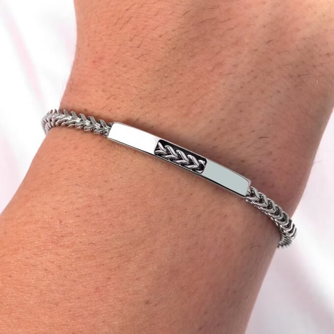 Bracelet Sector SZS68 en Argent - Design Moderne et Durable pour Homme