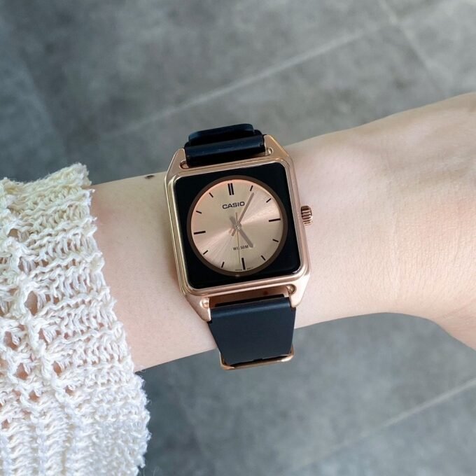 Montre homme Casio - Aluminium, Résine, Verre minéral - Résistance à l’eau 50m, Précision ±20s/mois - Marron - MTP-B170-5EVDF