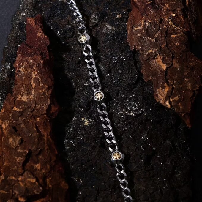 Bracelet Sector SZS128 en Argent et Air - Design Moderne pour Homme