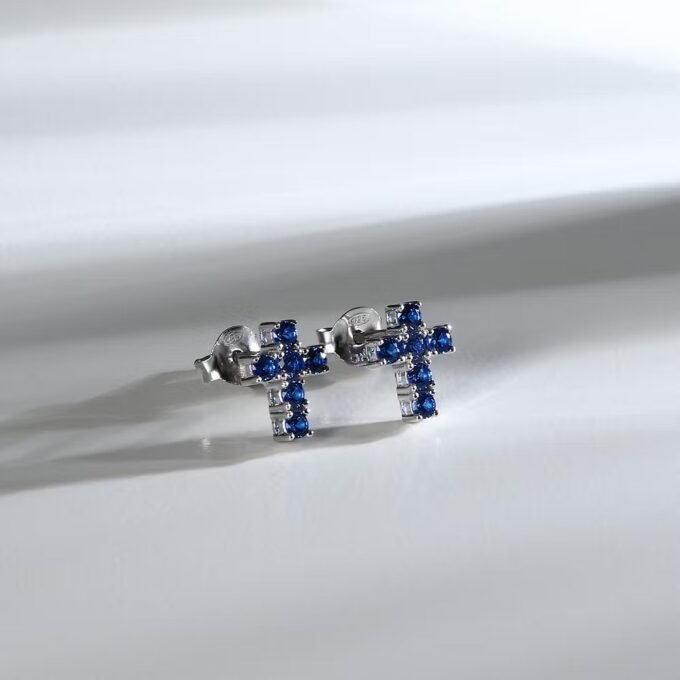 Morellato SAIW219 - Boucles d'Oreilles Précieuses en Argent Recyclé avec Symbole de Croix