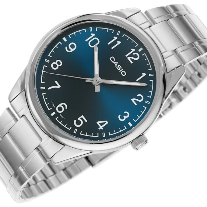 Montre Homme Casio MTP-V005D-2B4UDF - Bracelet en acier inoxydable - Affichage analogique -Résistant à l'eau