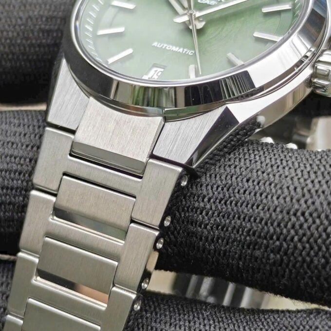 Montre Classique Automatique - EFK - Homme - 100m Résistance Eau, Résistant Magnétique, Verre Saphir, 40h Réserve - Acier Inox - Argent - EFK-100D-3ADR