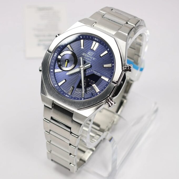 Montre Casio Edifice ECB-S10D-2ADF - Bluetooth, 100m Étanche, World Time, Chrono - Acier Inox - ECB-S10D-2ADF