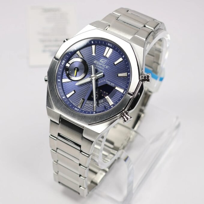 Montre Casio Edifice ECB-S10D-2ADF - Bluetooth, 100m Étanche, World Time, Chrono - Acier Inox - ECB-S10D-2ADF