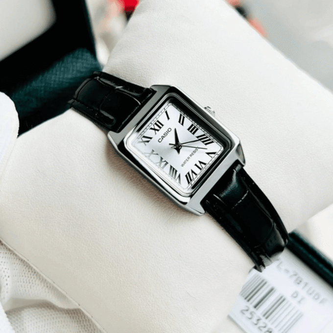 Montre Femme Casio Collection - Bracelet En Cuir - LTP-V007L-7B1UDF