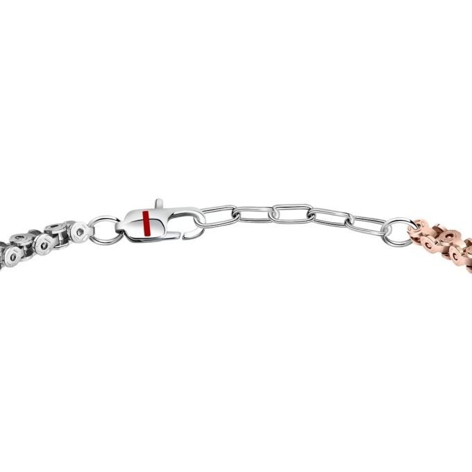 Bracelet Homme SECTOR SZS94 – Bijoux tendance, Acier inoxydable, Fermoir sécurisé, Style moderne – Argenté – Référence SZS94