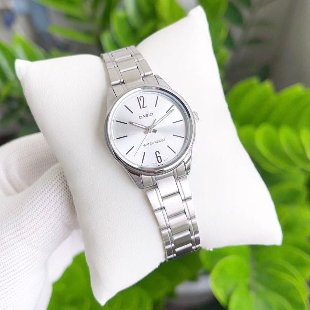 Montre-Bracelet-Femme-Casio-Collection-LTP-V005D-7BUDF-Bracelet-Gris-En-Acier-Inoxydable-Resistante-a-lEau-LTP-V005D-7BUDF