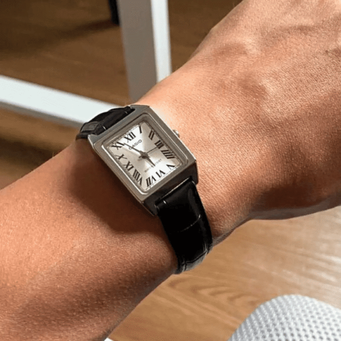 Montre Femme Casio Collection - Bracelet En Cuir - LTP-V007L-7B1UDF