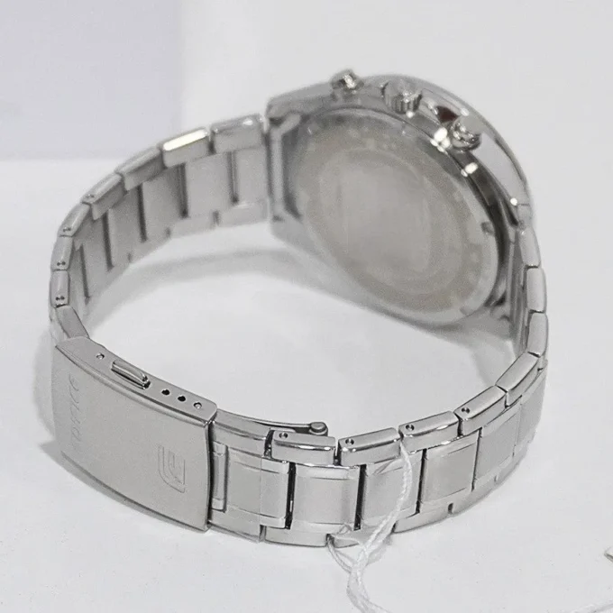 Montre Homme Casio EDIFICE – Chronographe, Acier Inoxydable, Cadran Turquoise, Etanche 100 m, Garantie, Boîte et Papiers, Style Sport - EFV-610DE-2AUDF