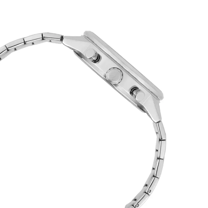 Montre homme Casio – Chronographe, Acier inoxydable, Verre minéral, Étanche 100m, Bracelet acier, Bleu - EFR-575D-2ADF