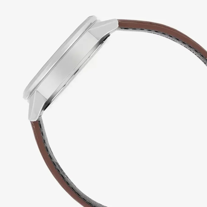 Montre Homme Casio Edifice – Quartz, Cadran Crème, Boîtier 40,5mm, Bracelet Cuir Beige - EFR-575L-7ADF