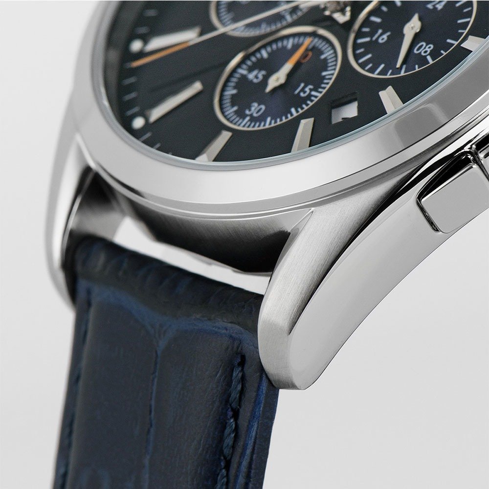 montre-jacques-lemans-chronographe-analogique-pour-hommes-en-acier-inoxydable-avec-bracelet-en-cuir-bleu-et-resistance-a-leau-de-10-atm-verre-saphir-1-1945.1b