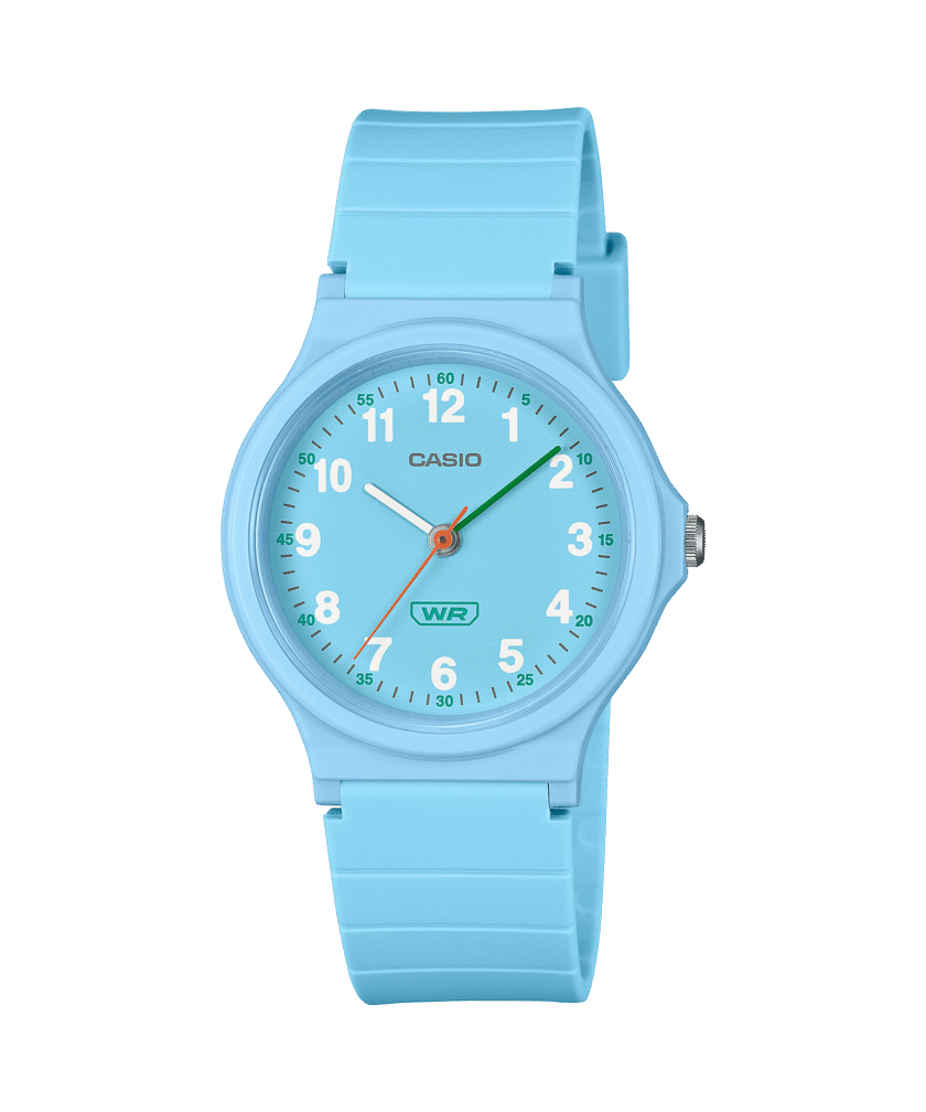 montre classique casio homme design Élégant, bracelet résistant, mouvement précis, Étanche bleu lq 24b 2bdf
