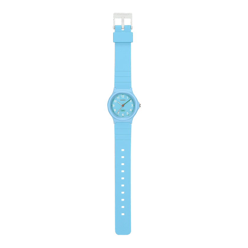 montre classique casio homme design Élégant, bracelet résistant, mouvement précis, Étanche bleu lq 24b 2bdf