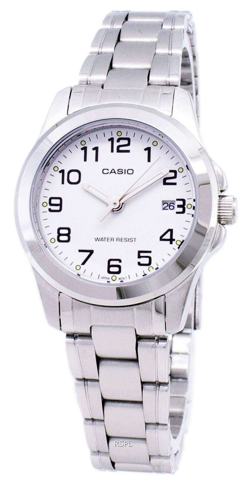 montre femme casio ltp 1215a 7b2df bracelet en acier inoxydable affichage analogique résistant à l'eau