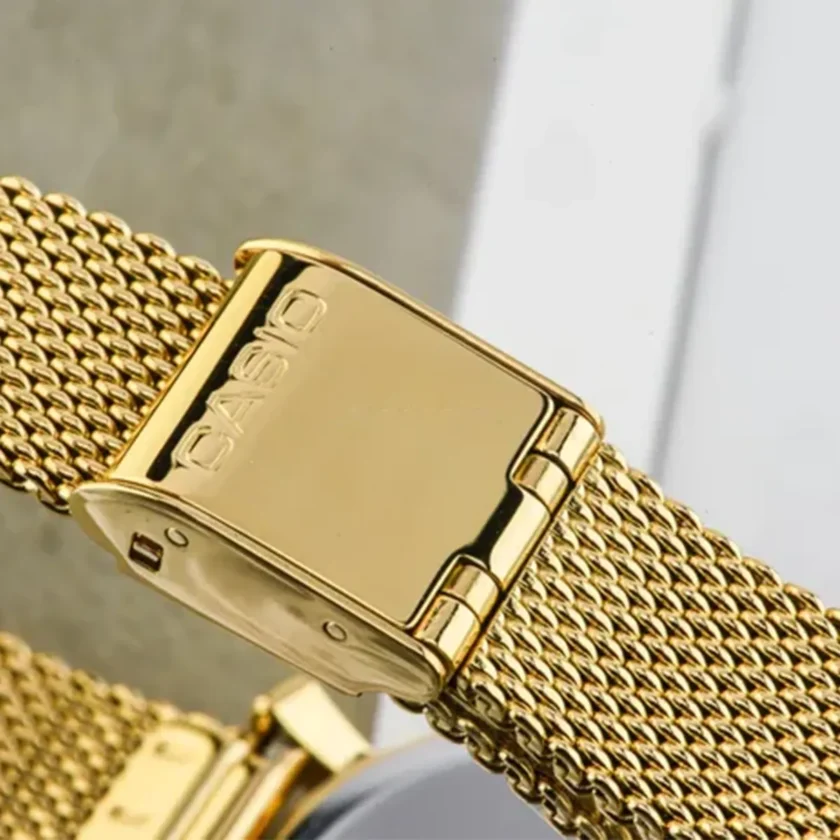 montre classique femme casio ltp 2024vmg 3cdr bracelet acier doré, cadran vert, quartz, Étanche boutique aïwatch