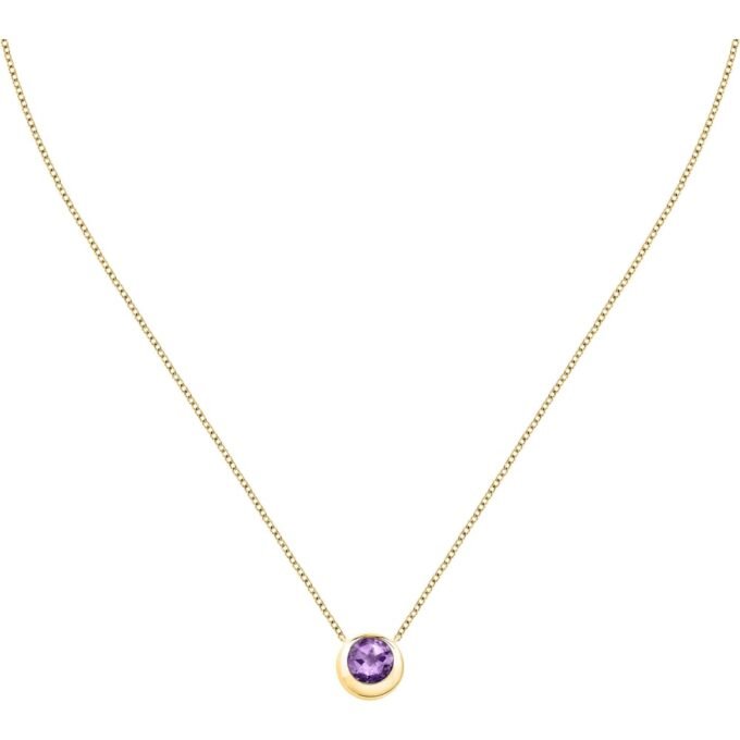 Collier Bijoux Femme - Morellato - Élégant, Design Unique, Finition Premium, Réglable - Métal Doré - Référence SAXN02