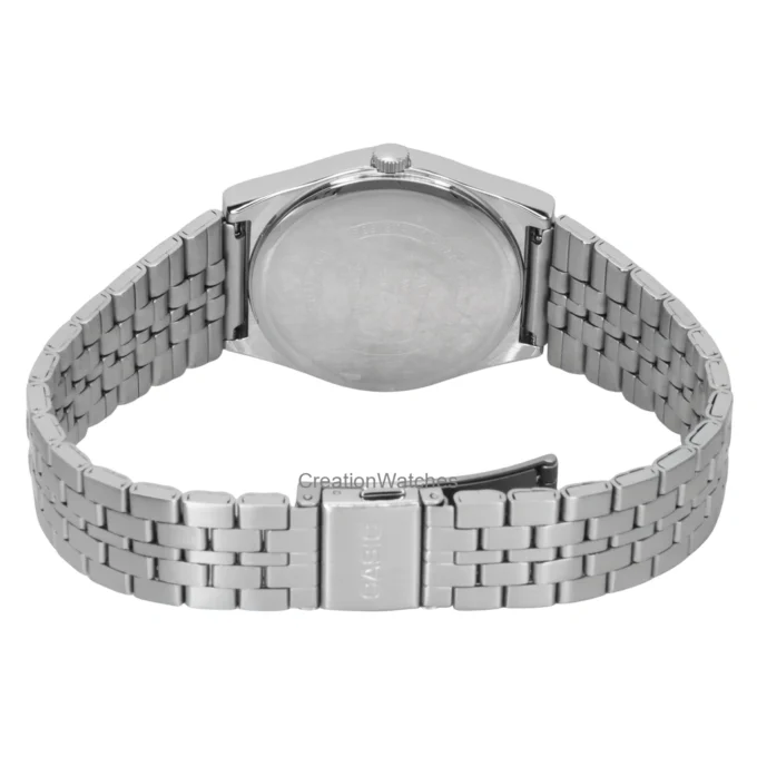 Montre Homme Casio MTP-B146D-1AVDF – Acier Inoxydable, Bracelet Métal, Etanche 50 Mètres, Affichage Jour/Date, Verre Minéral, Précision ±20s/mois – Argent/Noir